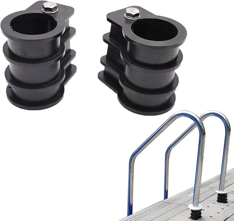 Black Rubber Ladder Bumpers Covers For Swimming Pool Ladder Pack of 2 - Image 4