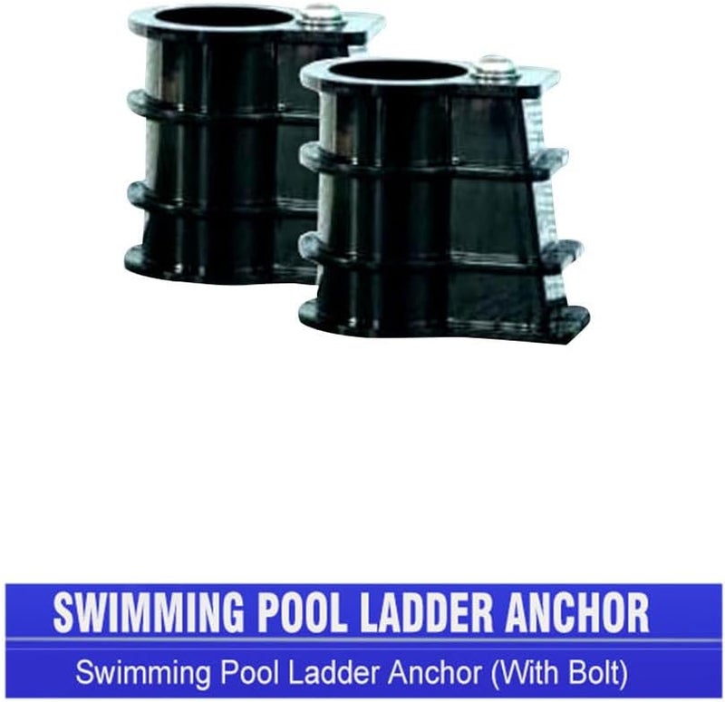 Black Rubber Ladder Bumpers Covers For Swimming Pool Ladder Pack of 2 - Image 3