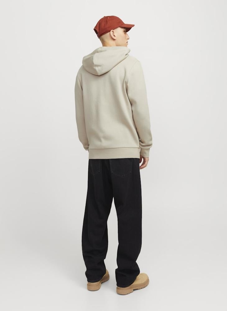JACK & JONES Logo Zip Through Hoodie - Image 2