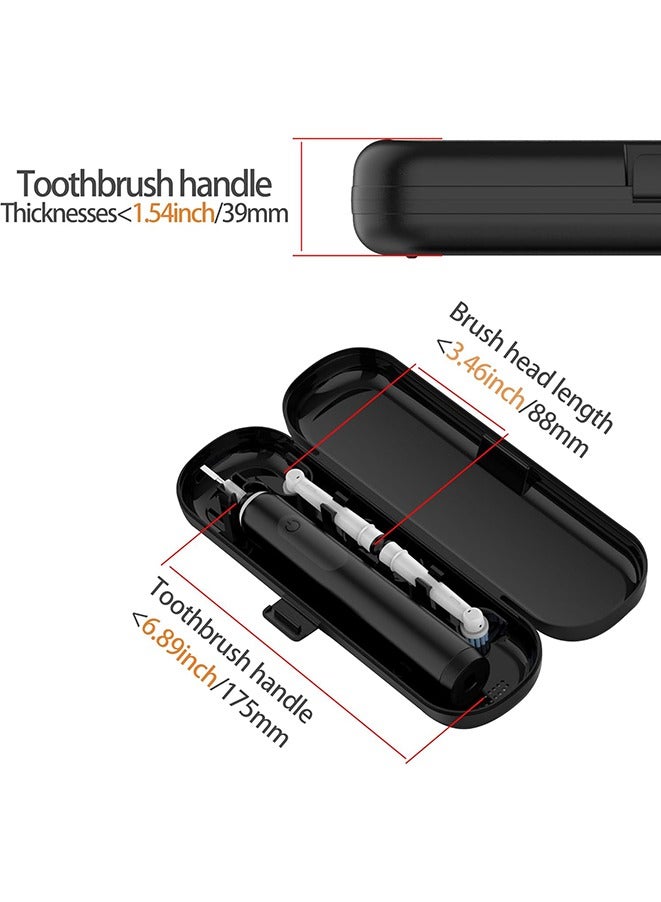 Generic Portable Electric toothbrush Travel Container Case,Easily cleaned Travel Toothbrush Holder,Anti Bacterial Hard Plastic Toothbrush Store Box Bag for Oral-B PRO iO Series 8/9/10 for Aquasonic Black Series for Philips Sonicare 4100/6100/9000/9900/7500  - Image 5