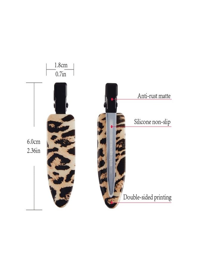 minihope 12 Pieces Soft Hair Clips Hair Setting Clips Flat Clips for Hair 12 Cont (Animal)… - Image 2