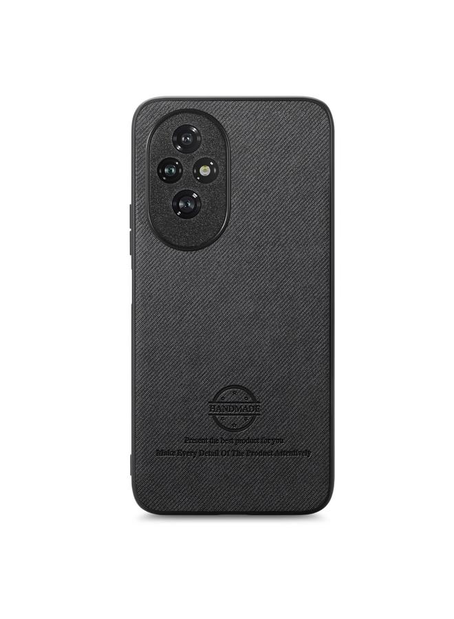 زبون جراب خلفي لهاتف Honor 200 مصنوع من الجلد الصناعي المائل - Image 2