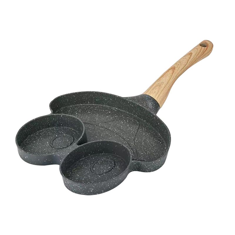 Small Frog Face Nonstick Maifan Stone Egg Frying Pan For Stovetop Omelet Breakfast - Image 2