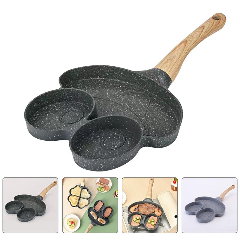 Small Frog Face Nonstick Maifan Stone Egg Frying Pan For Stovetop Omelet Breakfast - Image 5