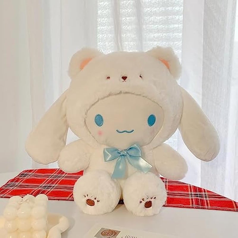 SeiBes 8in Soft Plush Doll Cute Soft Toys,Cross-Dressing Series Plush,Plush Pillow Stuffed Animals Toy Birthday Gifts for Girls Kids (White Bear-E) - Image 5