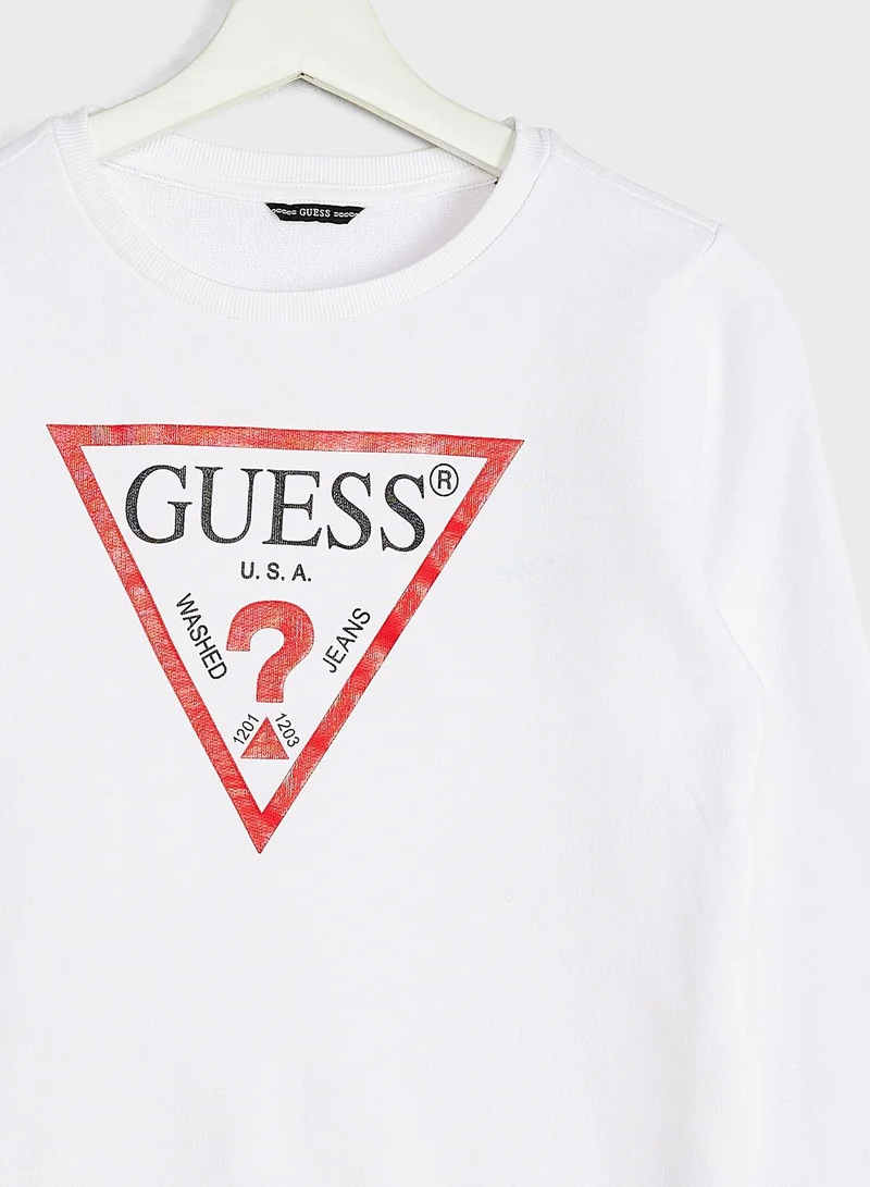 GUESS Youth Logo Sweatshirt
