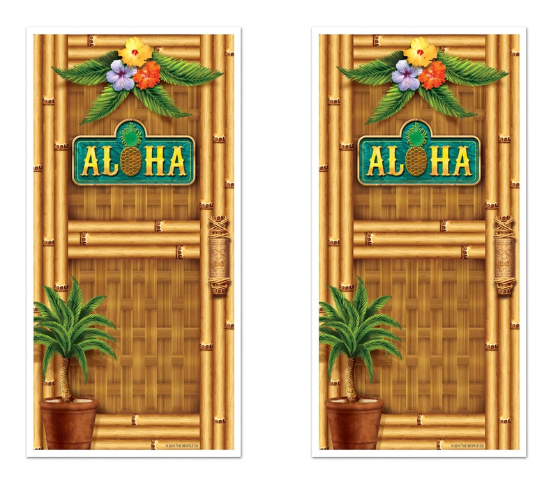Beistle 2 Piece Aloha Door Covers 30 x 5 - Image 2