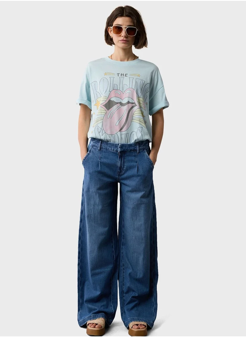 American Eagle Graphic Crew Neck T-Shirt