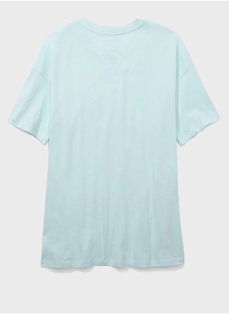 American Eagle Graphic Crew Neck T-Shirt
