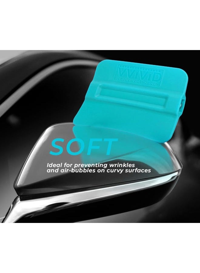 VViViD Magnetic Squeegees Hard, Medium and Soft, Applicator for Vinyl Car Wrap, 3 pcs - Image 3
