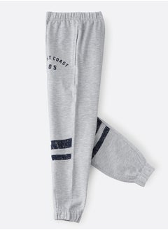 Jelliene Knitted jogger with stripe print at below knee  - Image 3