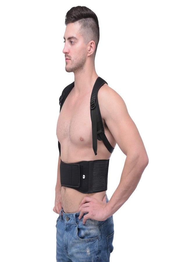 SpiffySky Posture Corrector Shoulder Back Support Belt for Men and Women (Waist Size:32 to 38 Inch) - Image 5