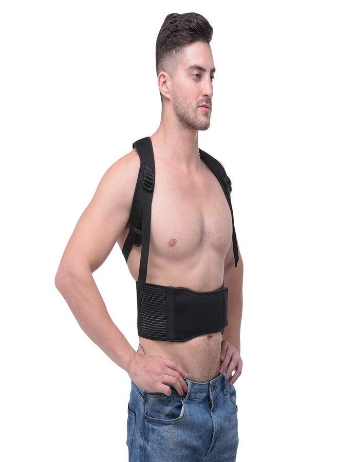 SpiffySky Posture Corrector Shoulder Back Support Belt for Men and Women (Waist Size:32 to 38 Inch) - Image 4