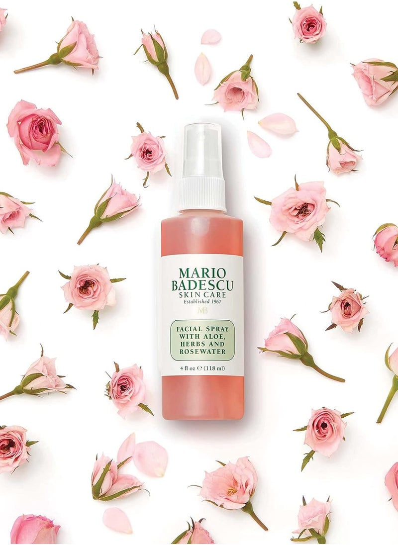 mario badescu skin care - Mario Badescu Facial Spray with Aloe, Herbs and Rose Water for All Skin Types, Face Mist that Hydrates, Rejuvenates & Clarifies - Image 1