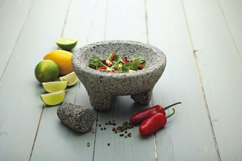 KitchenCraft World of Flavours Granite Mortar and Pestle 20x10cm, Sleeved - Image 3