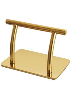 RAJCHAIR RAJCHAIR Barber Chair Beauty Spa Nail Massage Salon Chairs Professional Mobile Foot Rest Gold Stainless Steel Footrest 