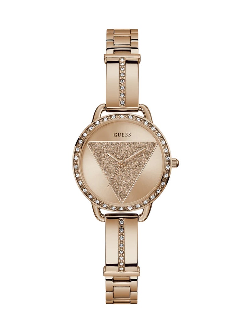 GUESS Women's Tri Bellini Analog Quartz Rose Gold Stainless Steel Watch GW0914L3 - 30mm - Image 1