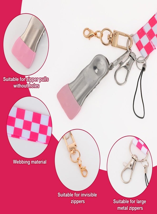 Fukaisu 2pcs Back Zipper Pull Helper with Hooks, Single-Hand Zipper Assistant for Tight Dresses Boots Shoes Skirts Bags, Convenient Zip Puller Aid Tool for Alone Women Seniors Travelers & Long Nails (Pink) - Image 4