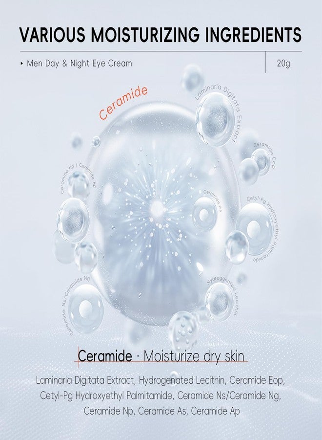 Easilydays Men Revitalizing Eye Cream, Day & Night Refreshing Moisturizing Under Eye Cream with Caffeine, Visibly Firming, Improves Puffy Eyes, Dark Circles and Wrinkles, All Skin Types - Image 4