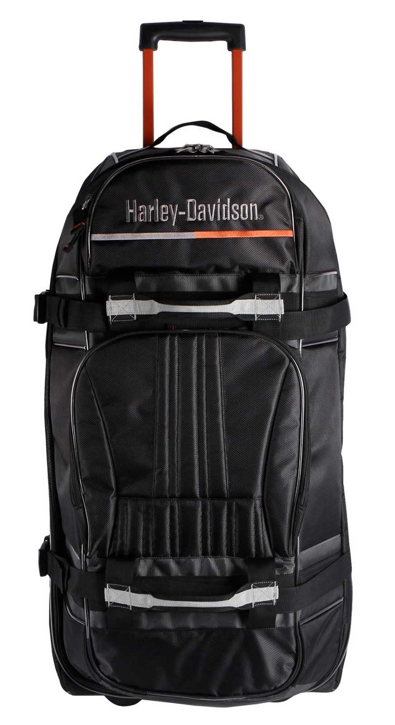 HARLEY DAVIDSON Harley-Davidson On Tour Wheeling Equipment Duffel Bag - Midnight Black, Black, 33-Inch, Travel Duffle Bag - Image 2