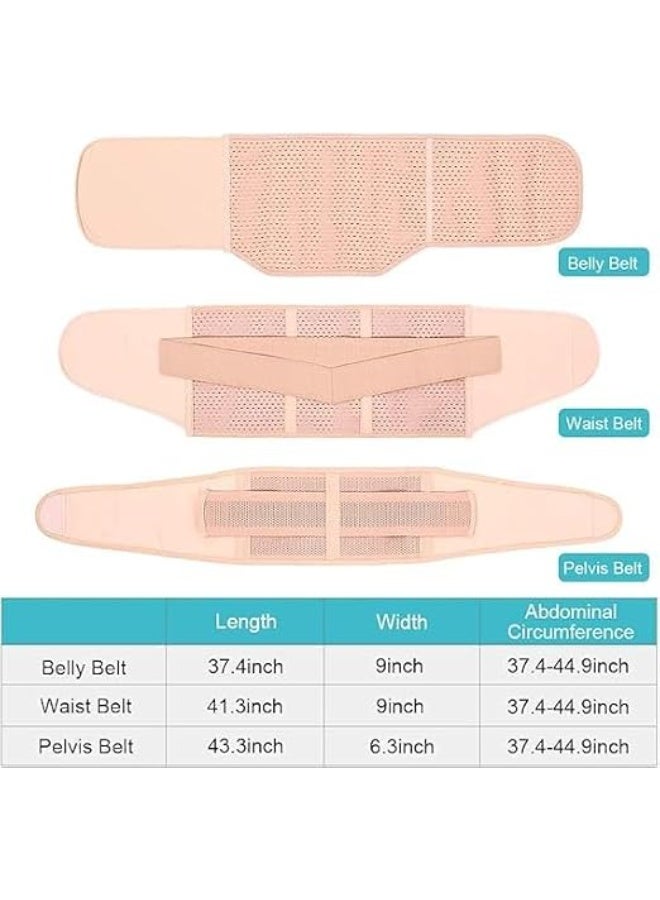 3 in 1 Postpartum Support Belt for Women, Adjustable Abdominal, Waist and Pelvic Support Belt, Extra Large - Image 4