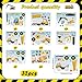 Hxezoc 32 Sheets Make Your Own Construction Vehicle Stickers Creative Truck Game Stickers for Kids Birthday Party Favors DIY Art Crafts Supplies - Image 4