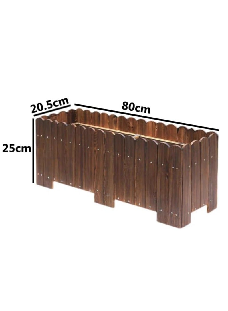 FFD Wooden Planter for Indoor & Outdoor Gardening Ideal for Flowers, Herbs, and Small Trees - Image 2