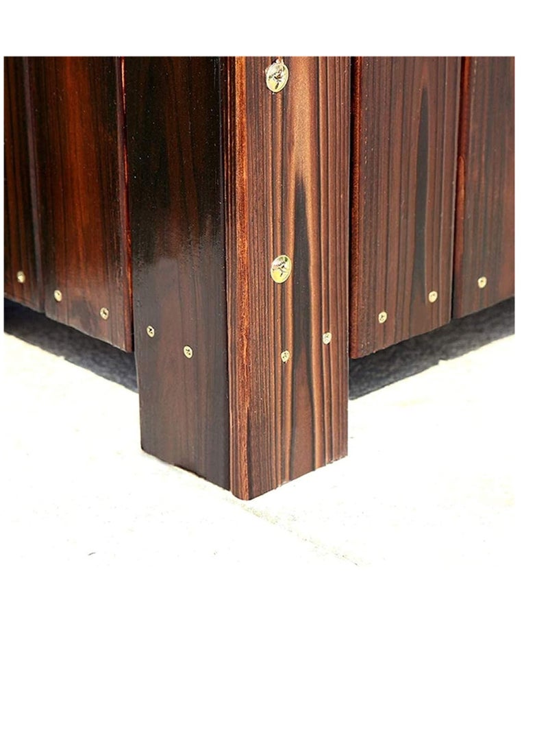 FFD Wooden Planter for Indoor & Outdoor Gardening Ideal for Flowers, Herbs, and Small Trees - Image 4