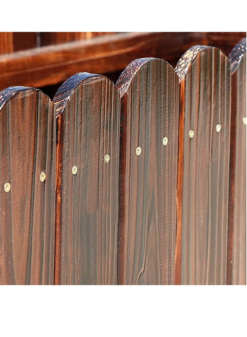 FFD Wooden Planter for Indoor & Outdoor Gardening Ideal for Flowers, Herbs, and Small Trees - Image 5