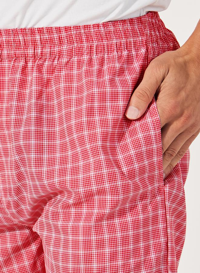 Styli Pack of 2 - Checked Assorted Woven Boxers  - Image 4