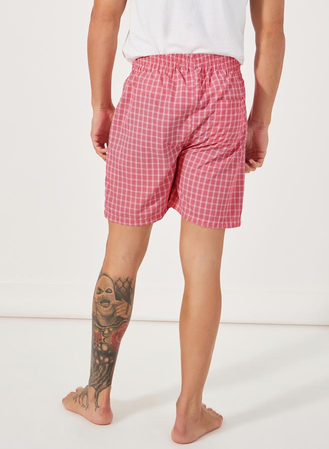 Styli Pack of 2 - Checked Assorted Woven Boxers  - Image 5
