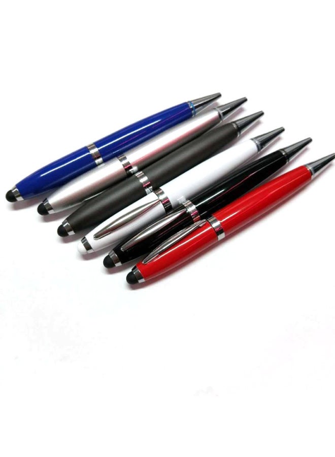 Touch Screen U Disk Pen Three-in-One Pen U Disk Enterprise School Exhibition Creative Gift Stylus U Disk Pendrive-Color:Red-Capacity:512MB  - Image 1