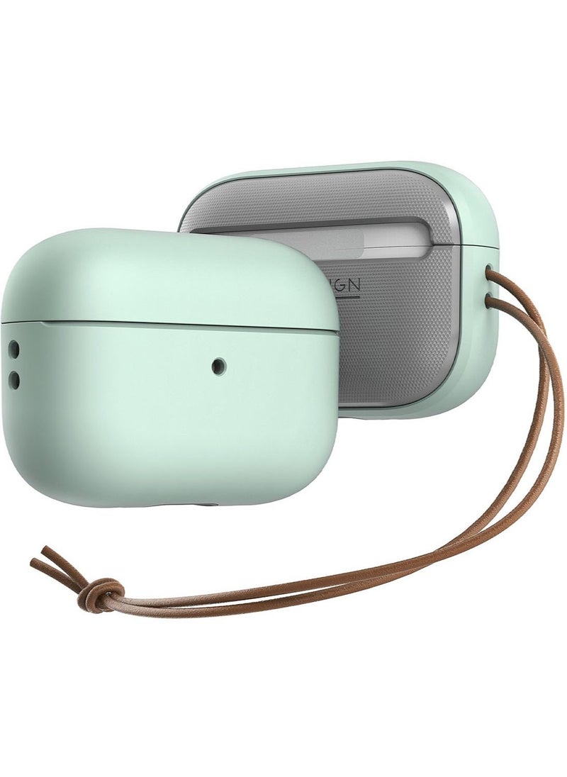 VRS Design - Modern for Airpods Pro 2nd Generation Case (2022) Airpods Pro 2 Case Cover with Leather Strap - Marine Green - Image 1