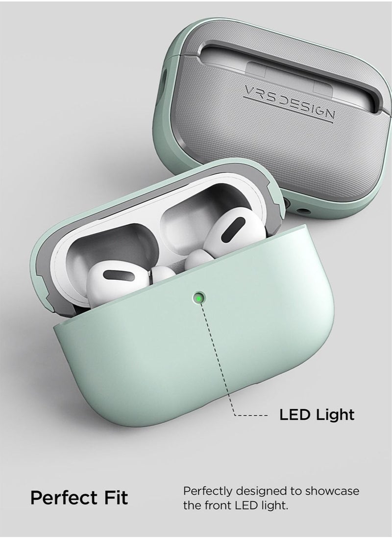 VRS Design - Modern for Airpods Pro 2nd Generation Case (2022) Airpods Pro 2 Case Cover with Leather Strap - Marine Green - Image 1