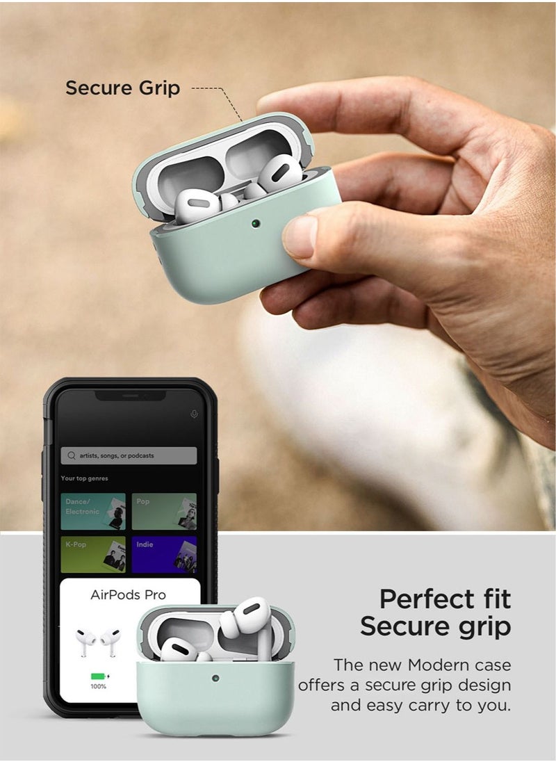VRS Design - Modern for Airpods Pro 2nd Generation Case (2022) Airpods Pro 2 Case Cover with Leather Strap - Marine Green - Image 1