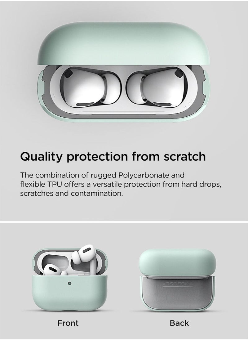 VRS Design - Modern for Airpods Pro 2nd Generation Case (2022) Airpods Pro 2 Case Cover with Leather Strap - Marine Green - Image 1