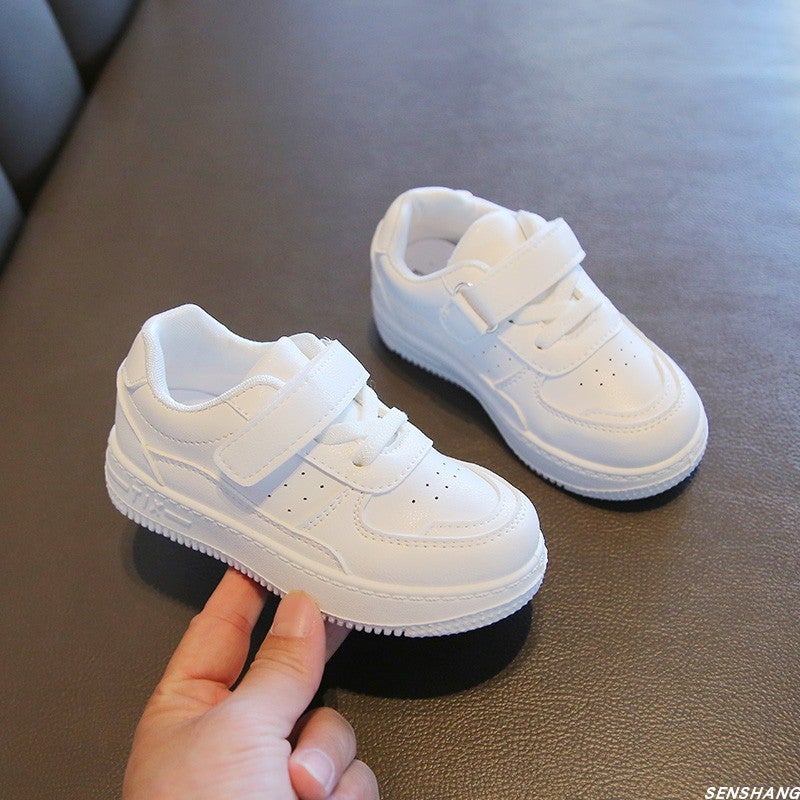 Children'S White Shoes Girls Canvas Shoes Boys Student Sneakers Kindergarten Performance Sneakers Summer - Image 1