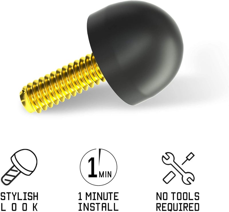 KSaAuto Antenna Delete Cap for Ford F150 2009-2026, F-250 F-350 2017-2026, Brronco 2021-2024， Not for 2025 Bronco, Ford Truck Antenna Base Cover Accessories - Image 4