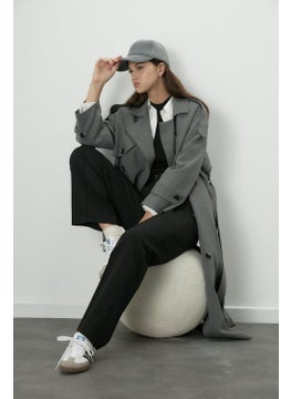 Manuka Premium Oversize Trench Coat Gray  - Image 2