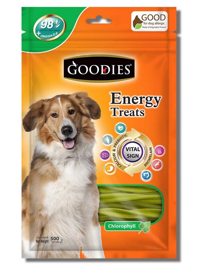 Goodies Energy Dog Treats, Chlorophyll, 500G  - Image 1