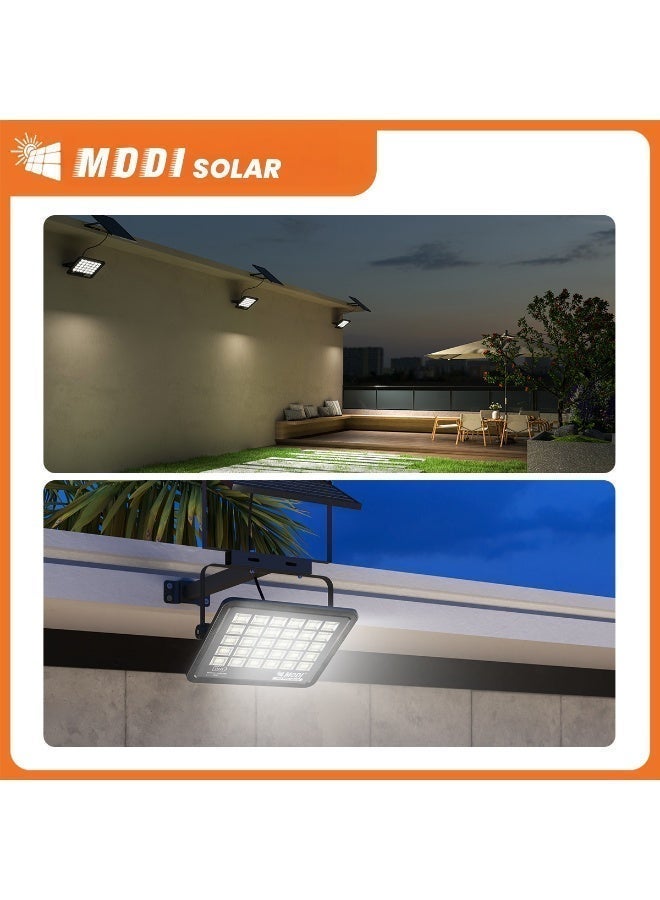 MODI 400W Solar Flood Lights Outdoor, Street and Area Lighting, Dusk to Dawn, IP65 Waterproof, Light Sensing, Remote Control - Image 3