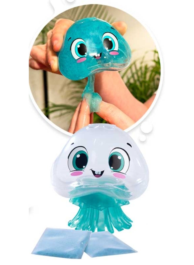 Zimpli Kids Glowy GelliFish, Glow in the Dark Sensory Slime Toy, 2 Use Pack, Stretchy Sensory Play, Skin Safe, Drain Safe, Easy Clean, Stain Free, Biodegradable, Ages 3+ - Image 3