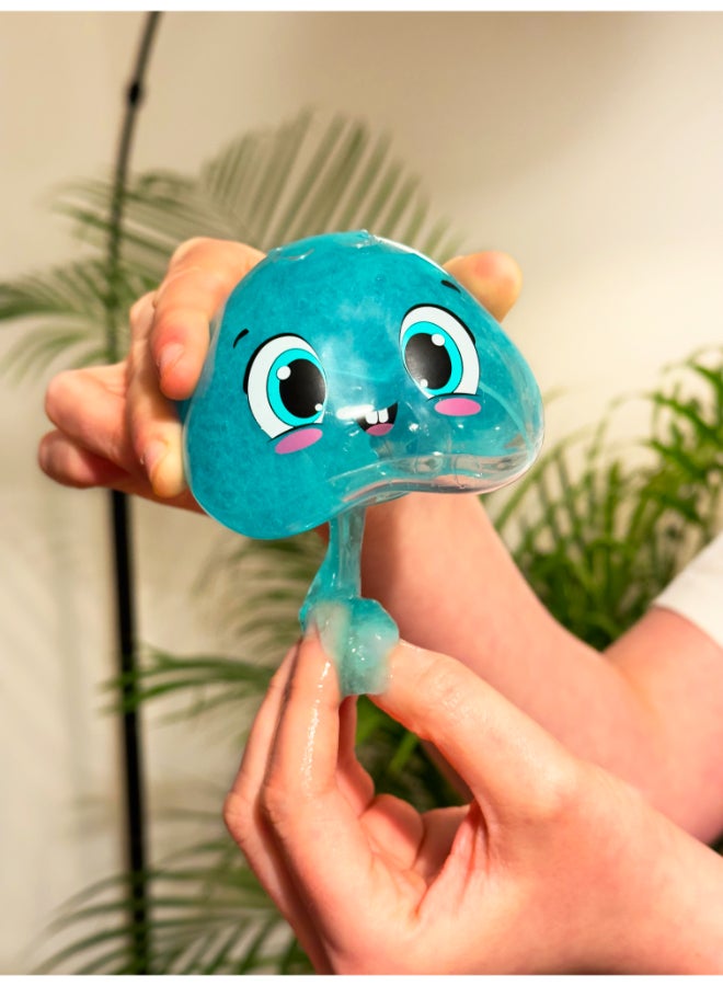 Zimpli Kids Glowy GelliFish, Glow in the Dark Sensory Slime Toy, 2 Use Pack, Stretchy Sensory Play, Skin Safe, Drain Safe, Easy Clean, Stain Free, Biodegradable, Ages 3+ - Image 5