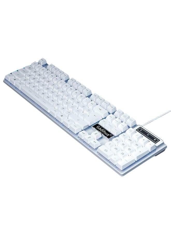 KUYING New Wired Illuminated Mechanical Tactile Keyboard