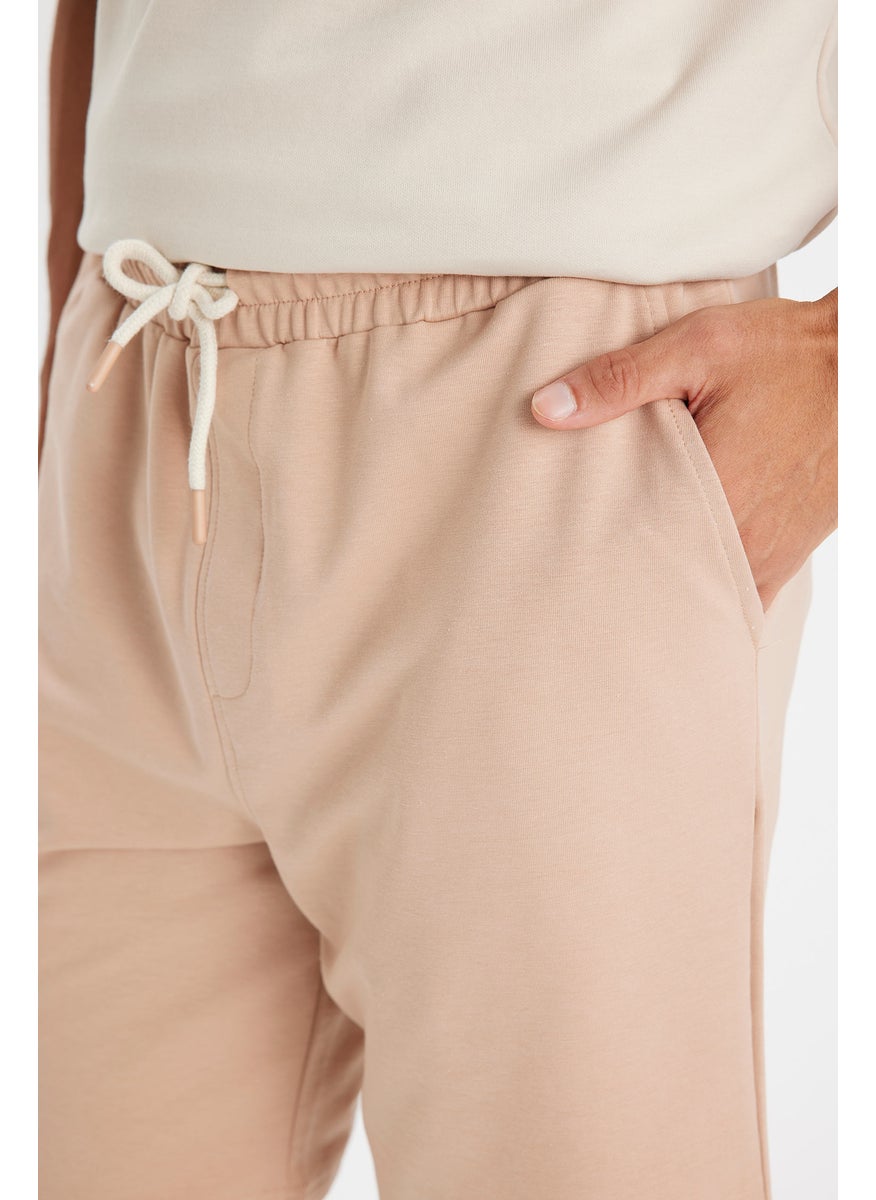 Man Regular Fit Basic Bermuda Shorts