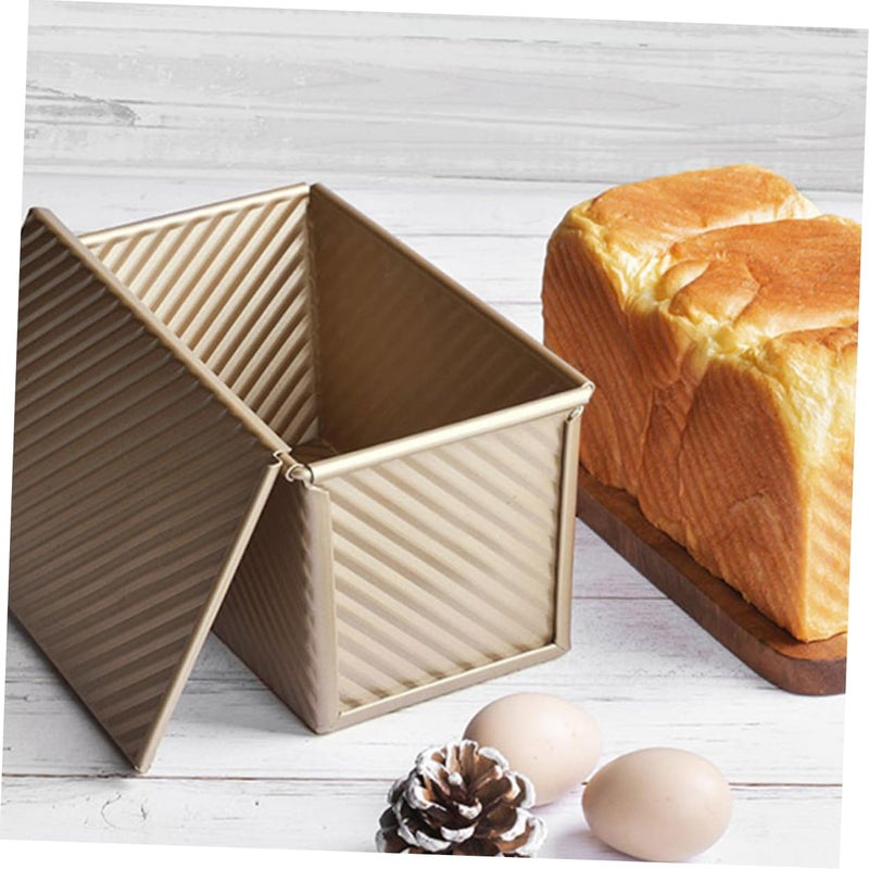 2Pcs Nonstick Toast Mold And Lid Loaf Pan For Baking Bread Cakes Home Use - Image 5