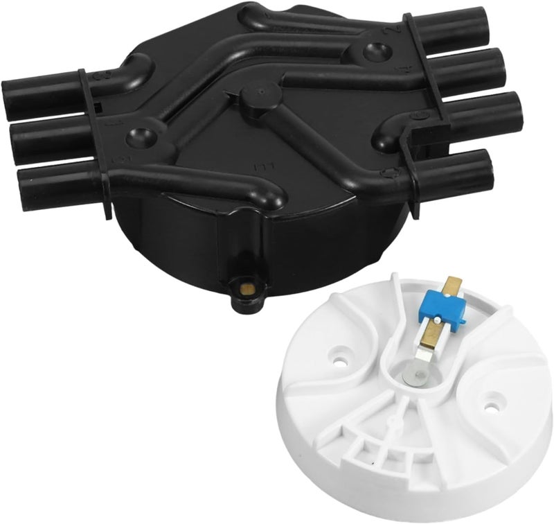 Compatible Distributor Cap Rotor Set Heavy Duty Replacement for Ignition System - Image 1
