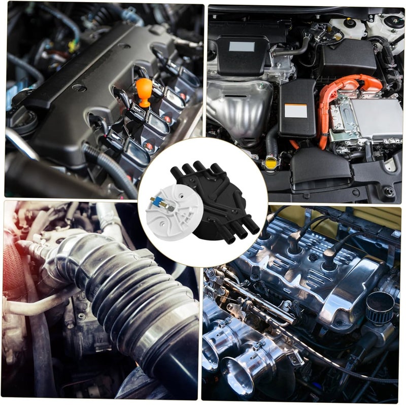Compatible Distributor Cap Rotor Set Heavy Duty Replacement for Ignition System - Image 5
