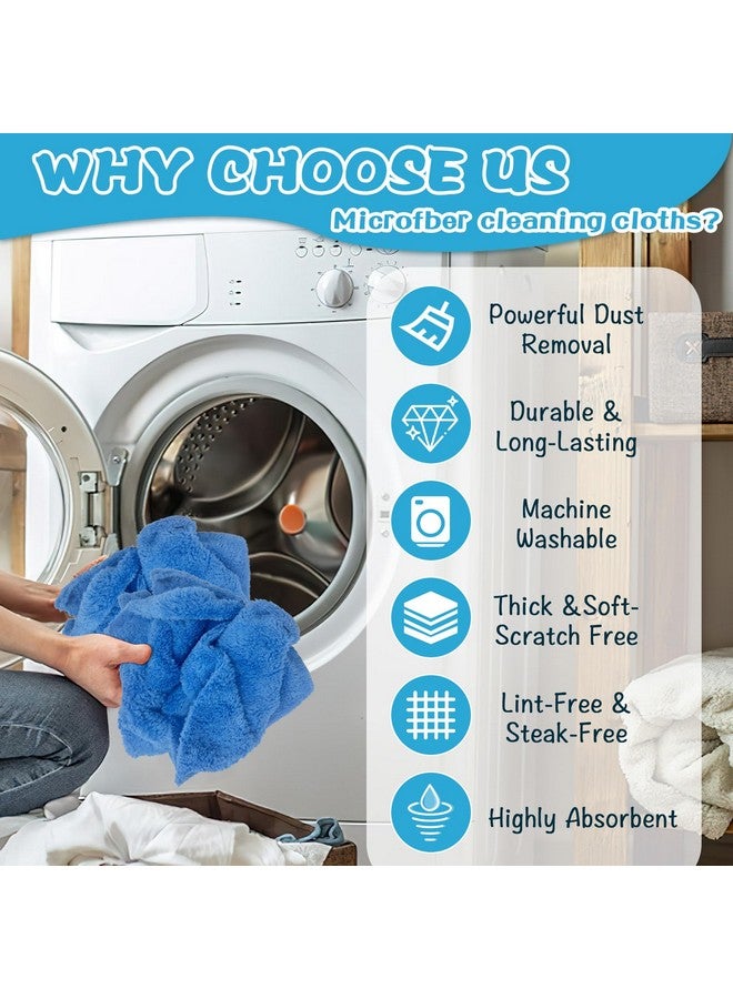 CODOHI 4 Pcs Extra Large Microfiber Cleaning Cloth, 30"x20" Washable Reusable Floor Cloth for Squeegee Mop House Floor Kitchen Car Window Highly Absorbent, Lint and Streak Free - Image 3