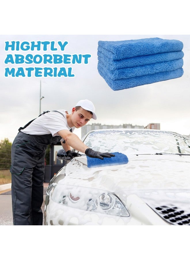 CODOHI 4 Pcs Extra Large Microfiber Cleaning Cloth, 30"x20" Washable Reusable Floor Cloth for Squeegee Mop House Floor Kitchen Car Window Highly Absorbent, Lint and Streak Free - Image 5